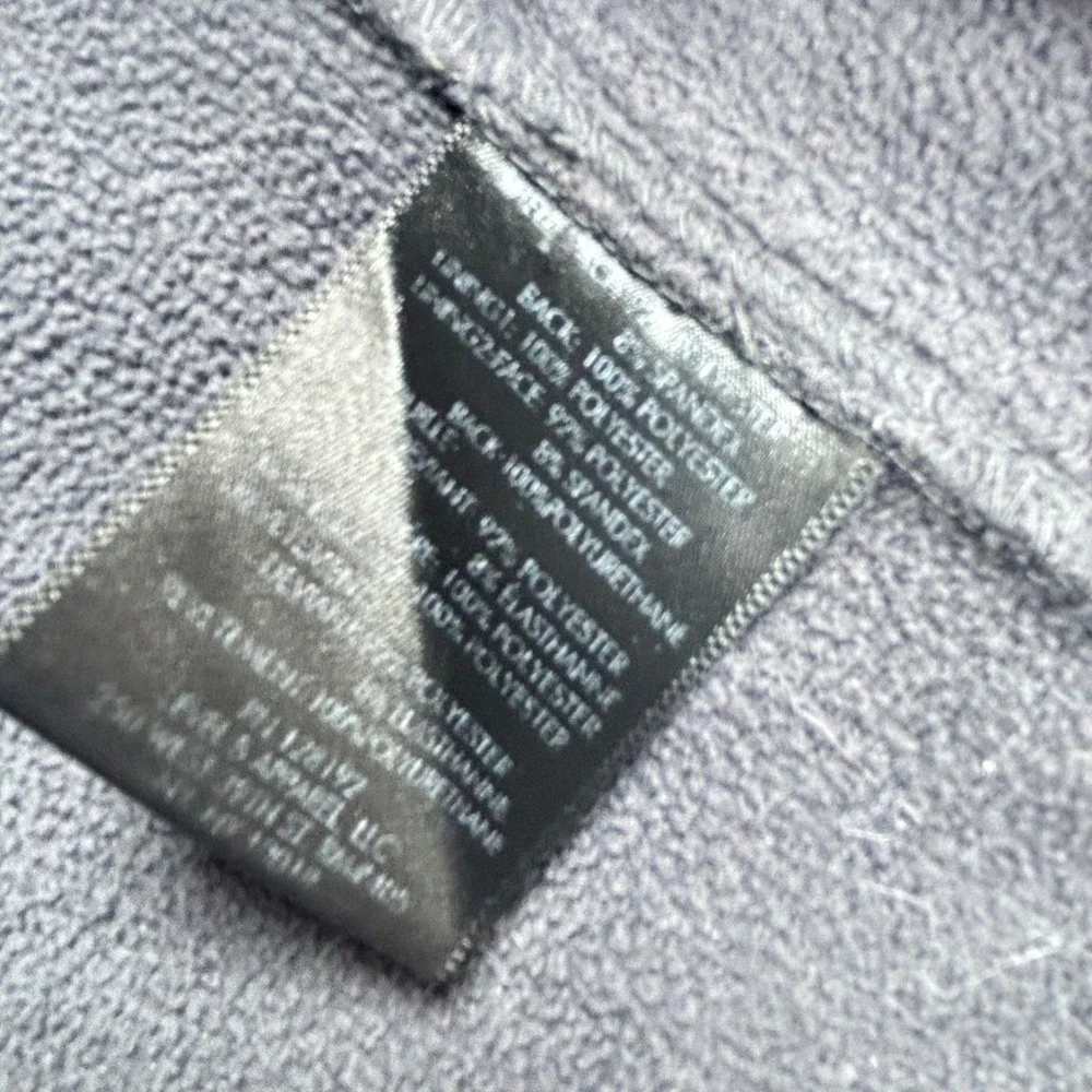 Tumi T-Tech Softshell Jacket Dark Gray Full Zip Fleece Lined Water Resistant M